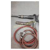 2 Chipping Hammers With Hose And Bits. Soldy 2 Chipping Hammers With Hose And Bits. Soldy