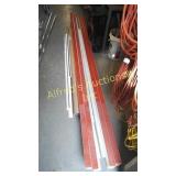 4, 8 foot sections of drain new with the covering 4, 8 foot sections of drain new with the covering