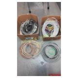 Three Boxes Miscellaneous Wire Sold Together As A