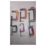 C-clamp Lot. C-clamp Lot.