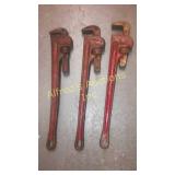 Ridgid Pipe Wrenches. Sold By The Piece. Ridgid Pipe Wrenches. Sold By The Piece.