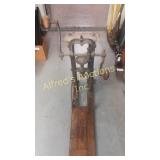 Antique drill press.