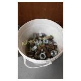 Approximately 16 cans of assorted hardware. Approximately 16 cans of assorted hardware.