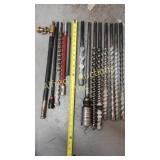Rotary hammer drill bits. Assorted sizes assorted Rotary hammer drill bits. Assorted sizes assorted