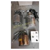 2 Paint Sprayers One Media/sand Blaster. Sold 2 Paint Sprayers One Media/sand Blaster. Sold