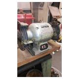 6 in bench grinder with abrasive Stone and wire 6 in bench grinder with abrasive Stone and wire