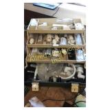 Plano 1730 tackle box with Polaris pump parts. Plano 1730 tackle box with Polaris pump parts.