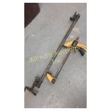 26 Inch Pipe Clamp And 10 And 3/4 Inch Dewalt Bar