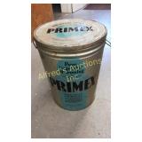 Vintage Primex Pure Vegetable Shortening Tin Vintage Primex Pure Vegetable Shortening Tin