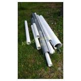 Various size PVC pipe