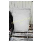Reinforced concrete pad. 2ft by 3ft, 2 and 1/2 Reinforced concrete pad. 2ft by 3ft, 2 and 1/2