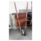 Red Jackson wheelbarrow