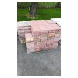 160 patio bricks. Sold together in a lot.