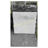 Reinforced concrete pad 35 and 1/2 in by 35 and