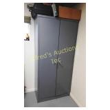 Metal Cabinet With Shelves. Not The Contents. Metal Cabinet With Shelves. Not The Contents.