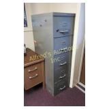 All steel equipment Inc 5 drawer metal filing