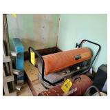 DAYTON OIL FIRED 125,000 BTU TORPEDO HEATER