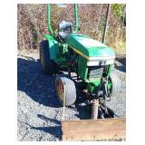 JOHN DEERE 770 YARD TRACTOR W/ SNOW PLOW