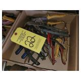 VISE GRIPS, PLIERS, MISC TOOLS