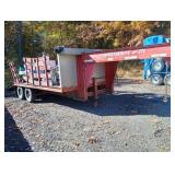 FEATHERLITE GOOSENECK STAKE BED TRAILER