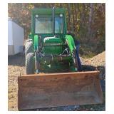 JOHN DEERE 2155 WITH WOODS GROUNDMOVER LU126-2