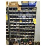 PARTS BIN & CONTENTS - BOLTS, NUTS