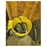 BUCKETS, PUMPS, MISC ON FLOOR