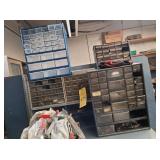 PLASTIC STORAGE UNITS & CONTENTS