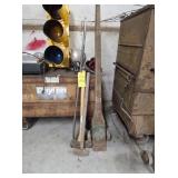 JOHNSON BAR, SLEDGE HAMMER, AX, PRY BAR