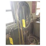 RAG BIN, AIR HOSE, ELECTRIC CORDS