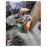 TORCH CART, TANKS, HOSES, GAUGES, TORCH