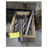 TAPER SHANK DRILLS, SLEEVE, END MILL, ASST TOOLING