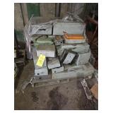 PALLET OF ELECTRICAL BOXES, SAFETY SWITCHES, ETC