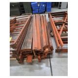 ASSORTED PALLET RACK CROSSMEMBERS