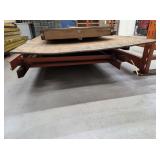 3 PIECES WOOD TOP DECKING