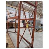 1 SECTION PALLET RACKING