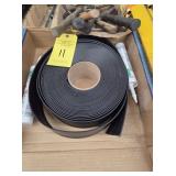 4"x1/8" PARTIAL ROLL OF WALL BASE & ADHESIVES