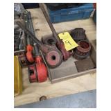 RIDGID PIPE THREADERS, HANDLES, DIES