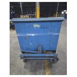 DUMP HOPPER ON CASTERS
