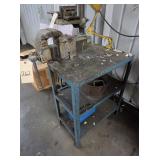 4.5" COLUMBIAN BENCH VISE & STAND