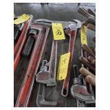 RIDGID & PIPEMASTER 24" PIPE WRENCHES