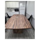 THREE CHAIRS & LARGE TABLE