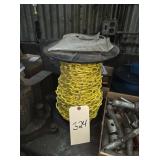 YELLOW PLASTIC SAFETY CHAIN