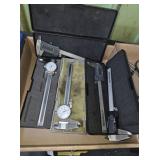 DIGITAL & DIAL CALIPERS, MOSTLY 6"