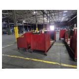 TWO ROLLER SCRAP BINS