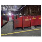 TWO ROLLER SCRAP BINS