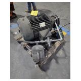 RELIANCE 30 HP ELECTRIC MOTOR & MISC ON SKID