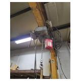 CM 1/2 TON ELECTRIC CHAIN HOIST & METAL SLING