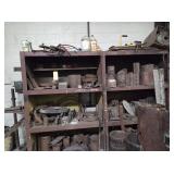 MOLDS, PADDLES, MISC ON SHELF & SHELF
