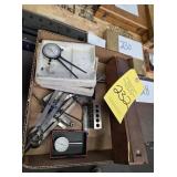 MACHINIST LEVEL, 1-2-3 BLOCK, CALIPERS, MISC